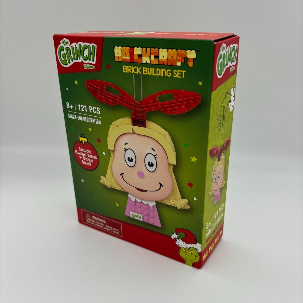 BrickCraft The Grinch Cindy-Lou Decoration 121pcs Christmas Brick Building Set